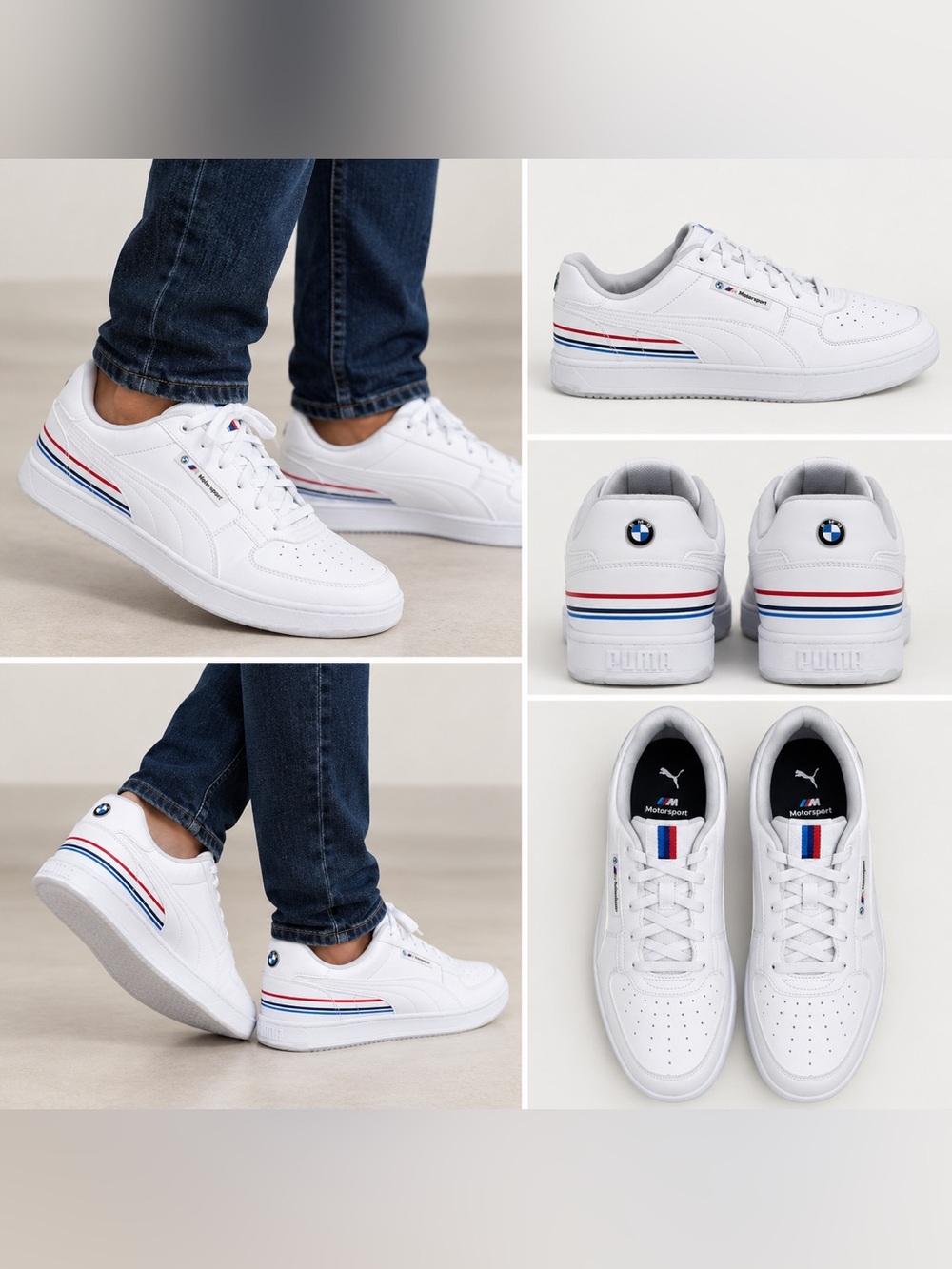 PUMA BMW M Motorsport White Sneakers Men’s Size 13
